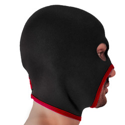 Brutus Cagoule Eyes Face Brutus Noire-Rouge